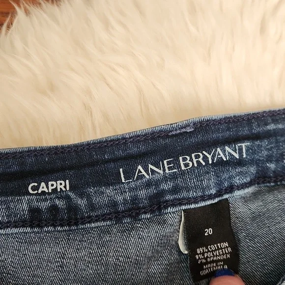 Lane Bryant Dark Wash Capris - Picture 3 of 4